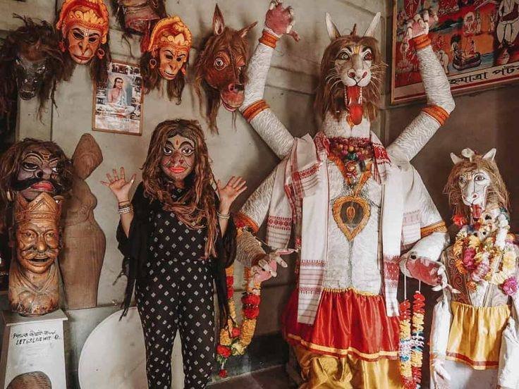 Traditional masks of Majuli