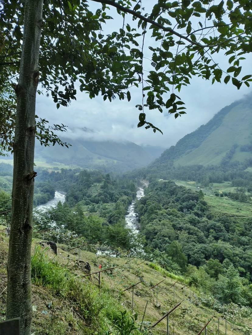 River view in the Anini valley