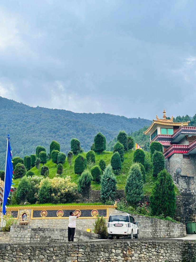 Tawang monastery grounds